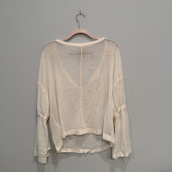 Free People x We the Free Women's Cream Knit Top - Picture 3 of 4